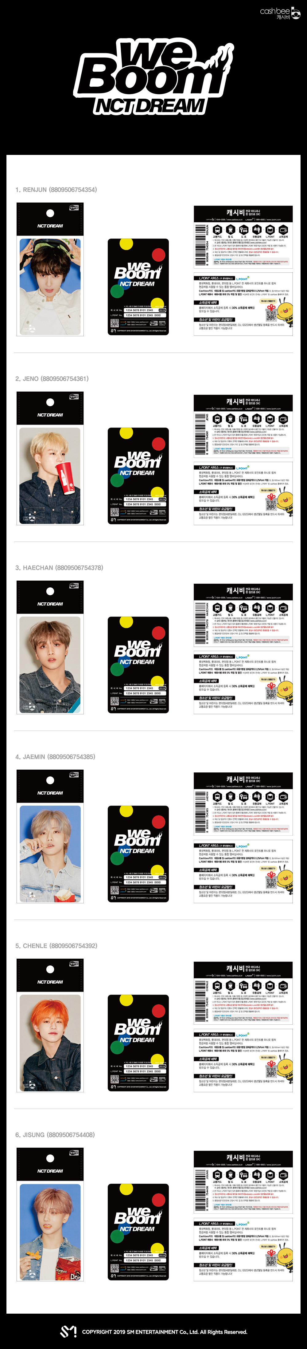 NCT Dream Cashbee Transportation Card – Choice Music LA